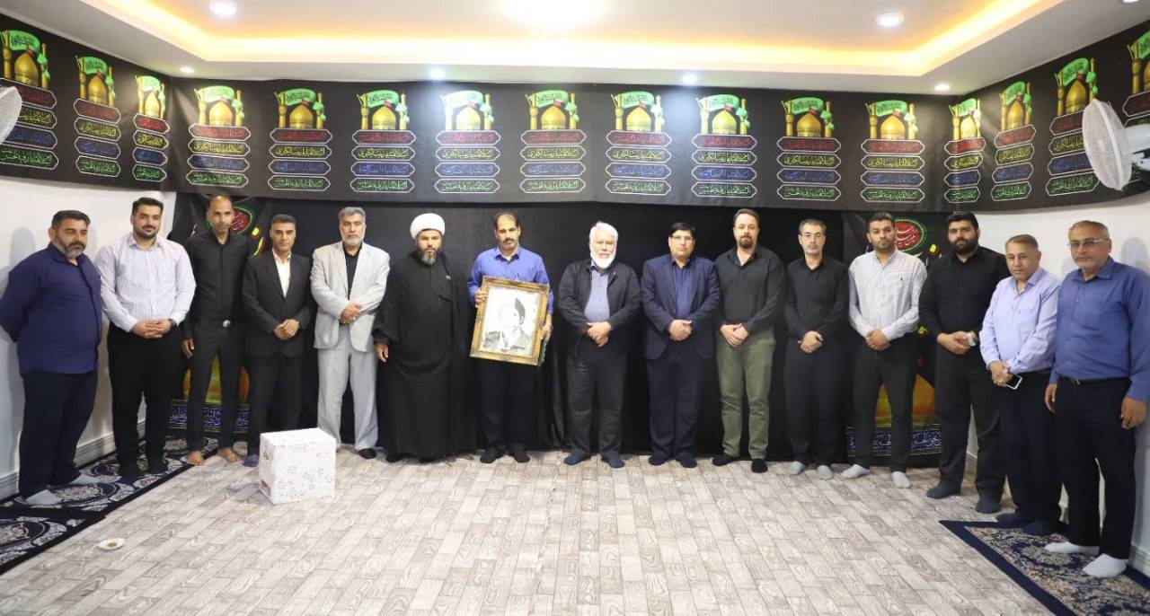 دیدار و تفقد مدیرعامل شرکت کشت و صنعت نیشکر هفت‌تپه از خانواده شهید والامقام یابر عقابی طرفی