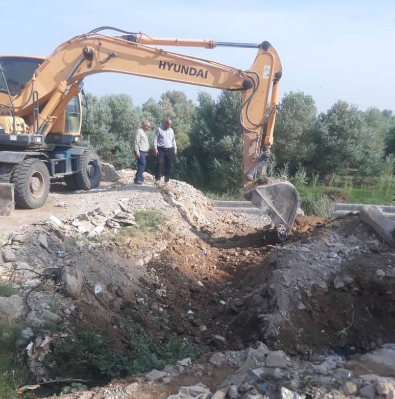 استحکام سیل‌بندهای شهرستان کرخه و شهر حر به همت شرکت کشت و صنعت نیشکر هفت‌تپه